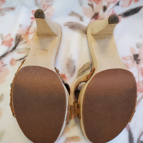 (SOLD) Steve Madden Embellished Sandals - Picture 4 of 6